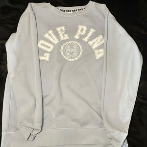 PINK blueish sweatshirt a little oversized